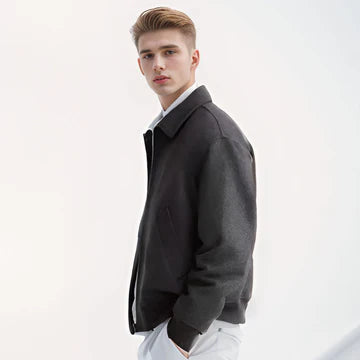 Regular Fit Wool Blend Jacket