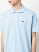 logo-patch polo shirt