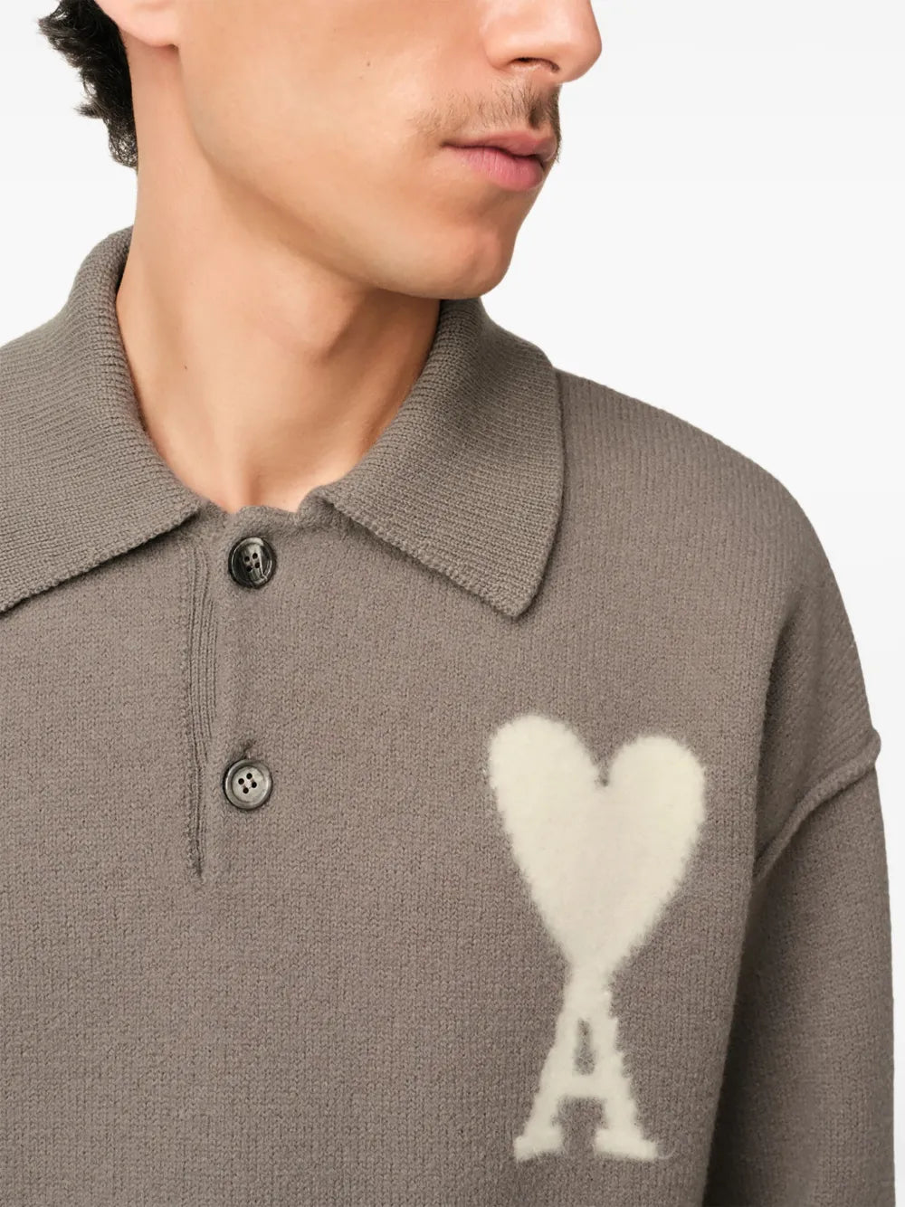 Ami de Coeur knitted polo