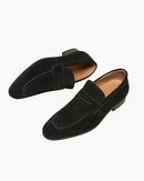 Laciero Suede Penny Loafers