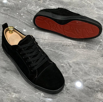 Black Louis Junior Trainers