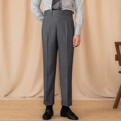 Laciero Premium Draped Suit Pants – Elegant & Casual Fit