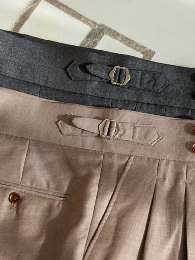 High Waist Straight Pants
