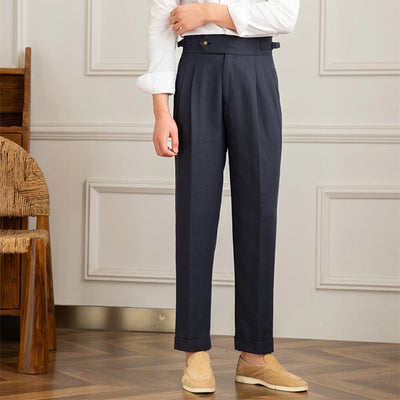 Laciero Gentleman's Cotton-Linen Pants – Summer Comfort