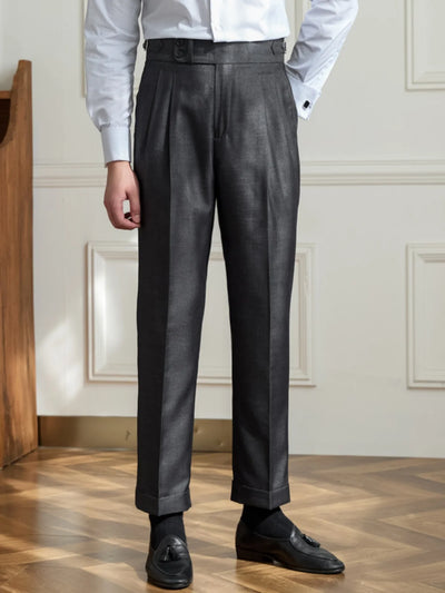 High Waist Straight Pants