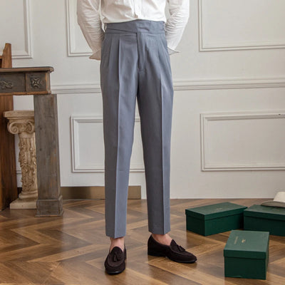 Laciero Lu San Kuerge Straight-Leg Cropped Pants – Vintage Italian Style