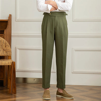 Laciero Gentleman's Cotton-Linen Pants – Summer Comfort