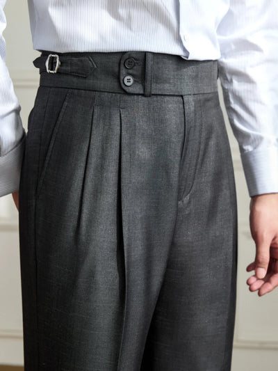 High Waist Straight Pants