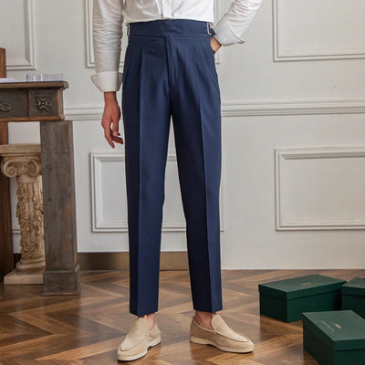 Laciero Lu San Kuerge Straight-Leg Cropped Pants – Vintage Italian Style