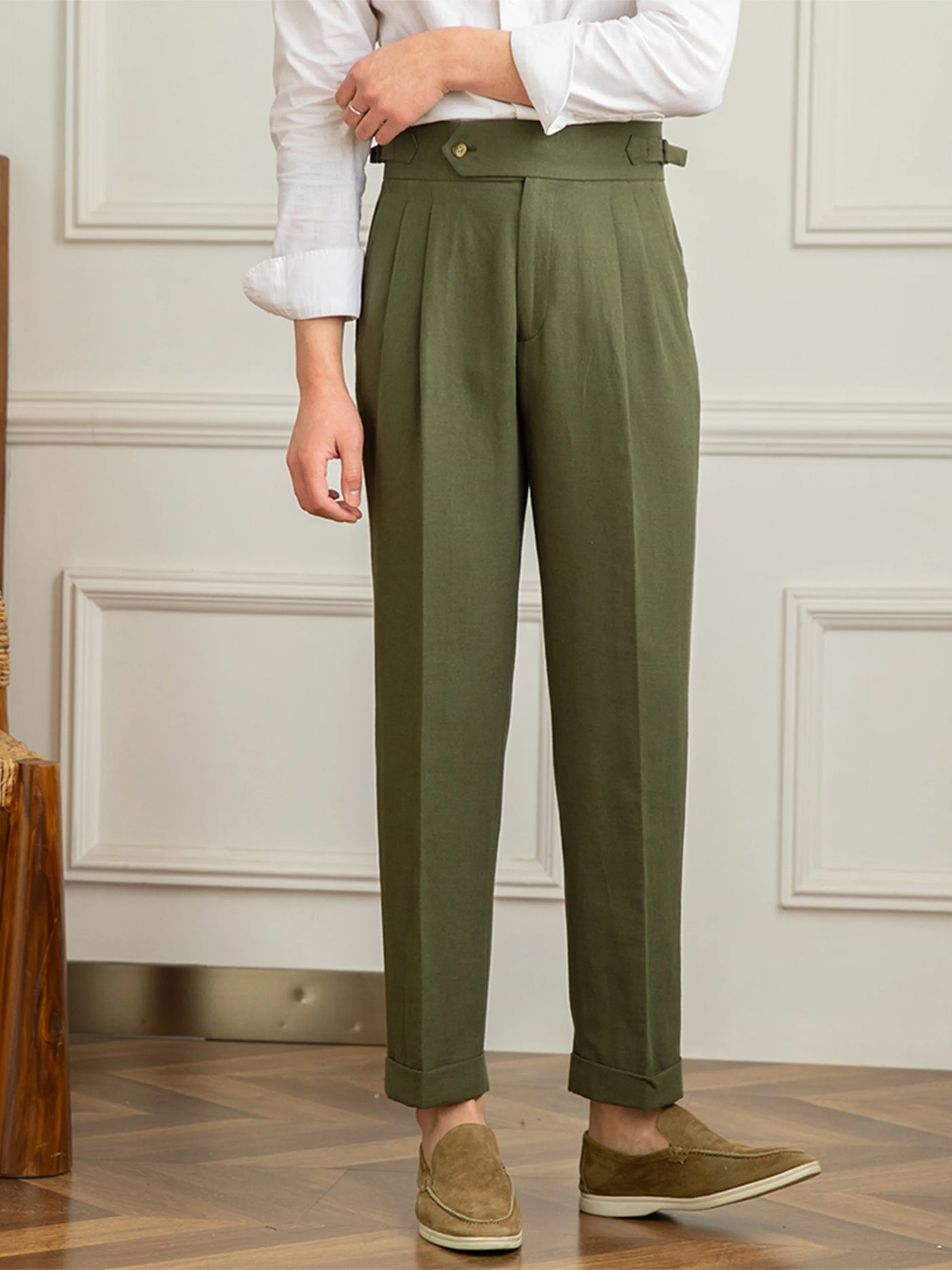 Laciero Gentleman's Cotton-Linen Pants – Summer Comfort