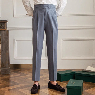 Laciero Lu San Kuerge Straight-Leg Cropped Pants – Vintage Italian Style