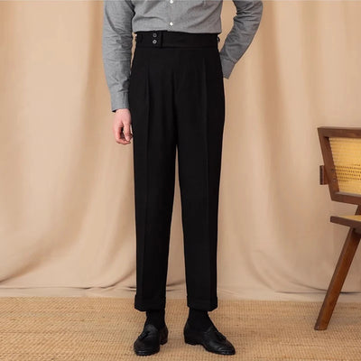 Laciero Premium Draped Suit Pants – Elegant & Casual Fit