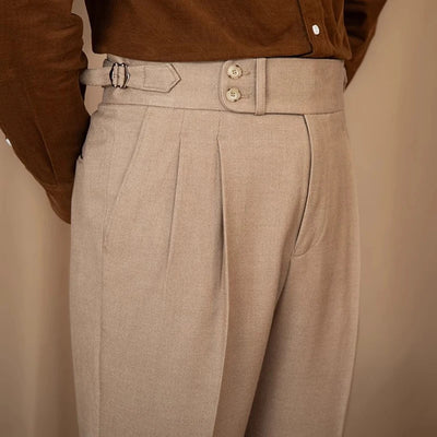 Laciero Premium Draped Suit Pants – Elegant & Casual Fit