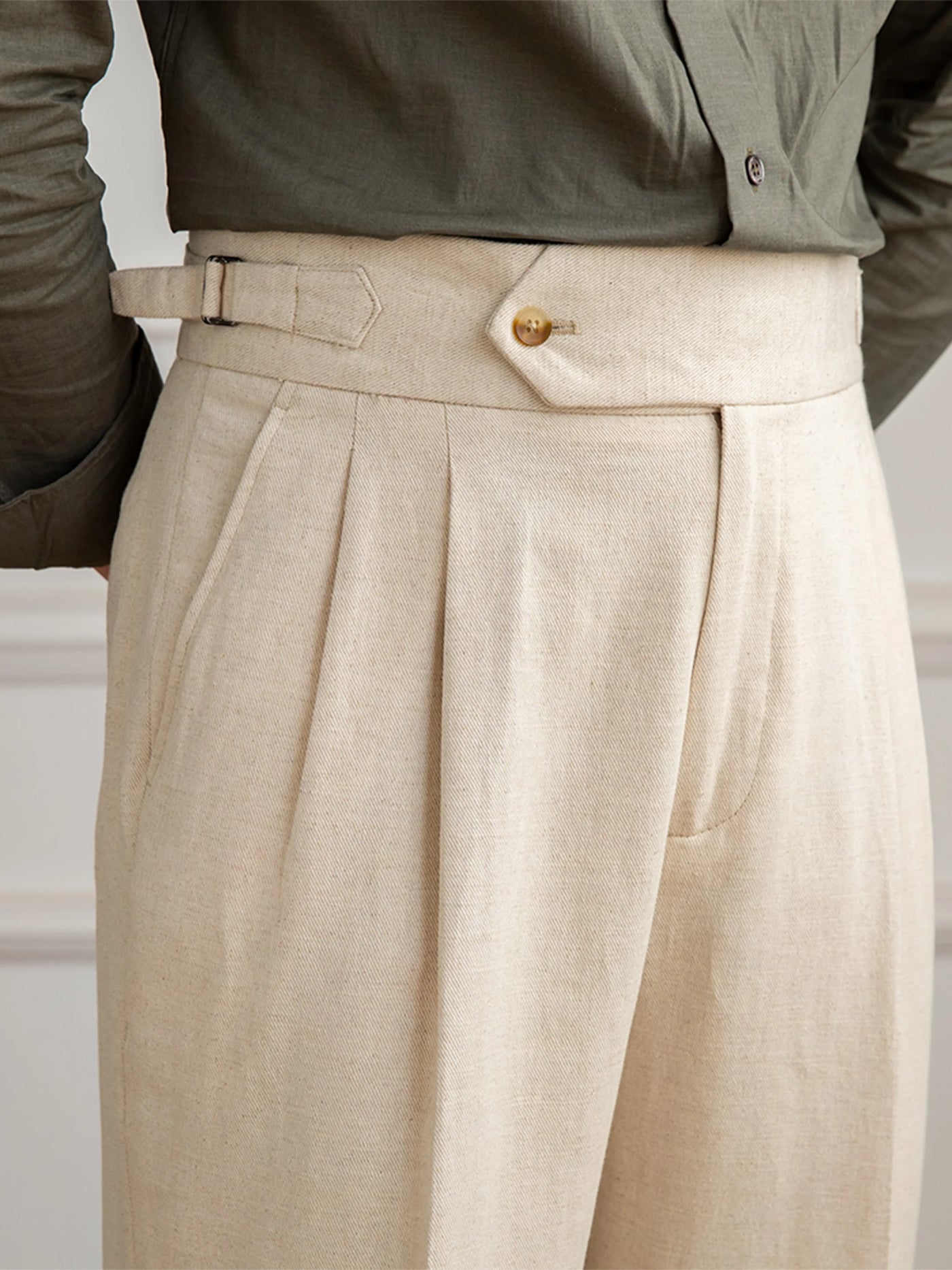 Laciero Gentleman's Cotton-Linen Pants – Summer Comfort