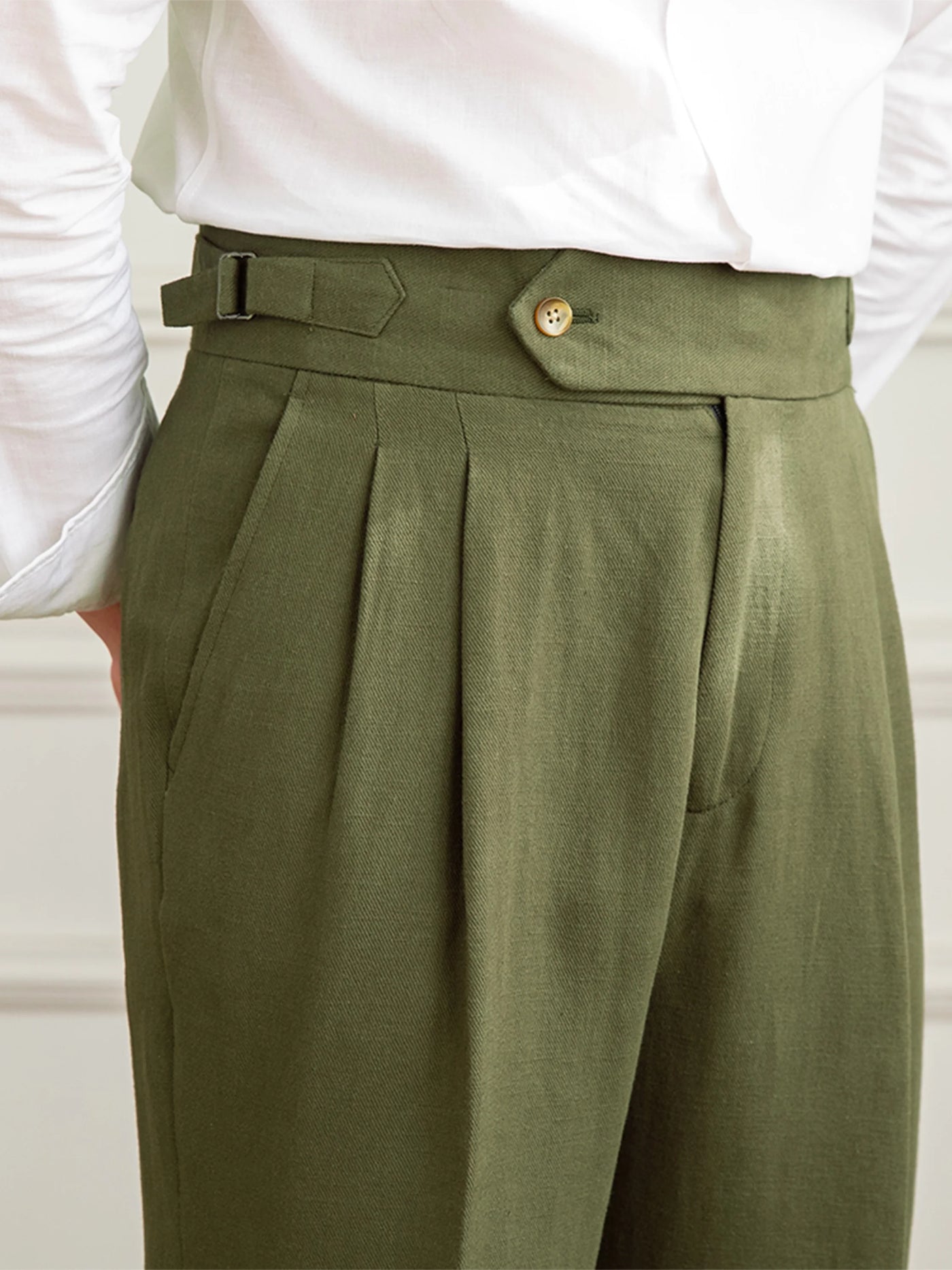 Laciero Gentleman's Cotton-Linen Pants – Summer Comfort
