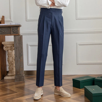 Laciero Lu San Kuerge Straight-Leg Cropped Pants – Vintage Italian Style