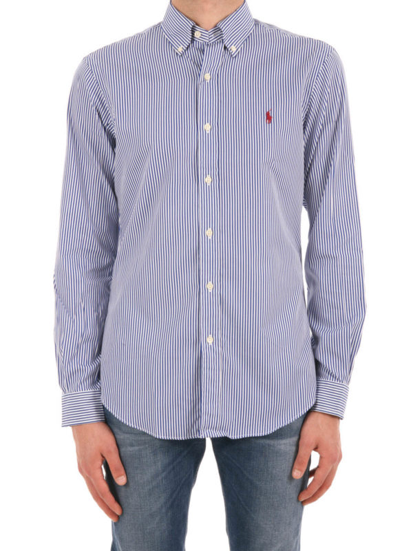 Slim Fit Peached Poplin Shirt