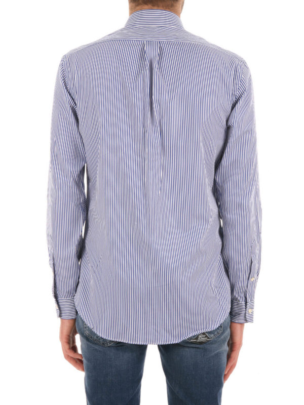 Slim Fit Peached Poplin Shirt